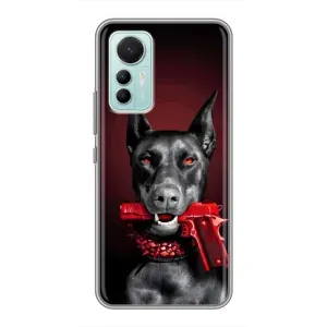 Чохол ДОБЕРМАН для Xiaomi Mi 12 Lite (Доберман злий)