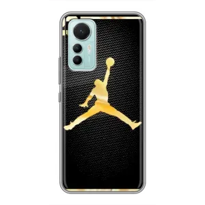 Силиконовый Чехол Nike Air Jordan на Сяоми ми 12 лайт (Джордан 23)