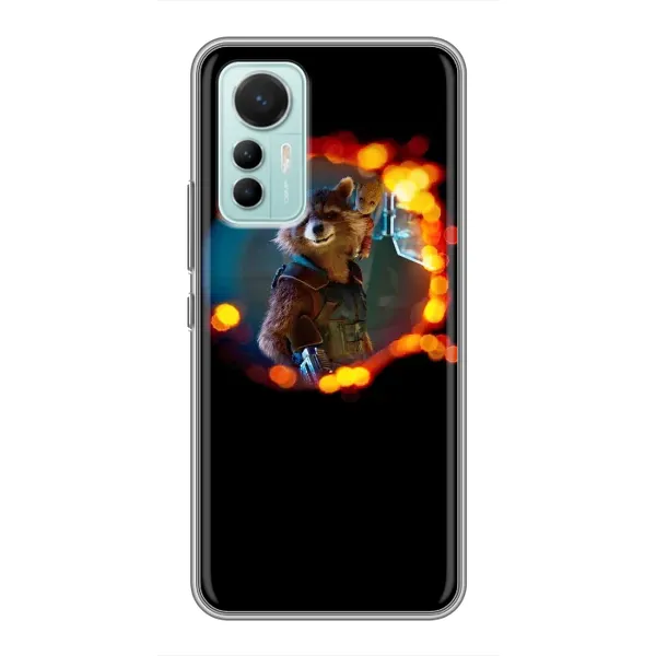 Чехол с рисунком «Енот Ракета» для Xiaomi Mi 12 Lite