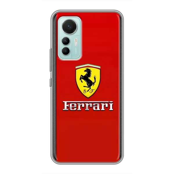 Чехол с рисунком «Ferrari Logo» для Xiaomi Mi 12 Lite