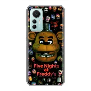 Чехлы Пять ночей с Фредди для Сяоми ми 12 лайт (Freddy)