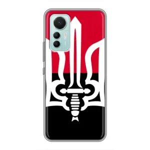 Чехлы УПА (Красно-Чёрный) на Xiaomi Mi 12 Lite (Герб Украины)