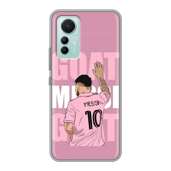 Чехол с рисунком «GOAT MESSI» для Xiaomi Mi 12 Lite Чехол с рисунком «GOAT MESSI» для Xiaomi Mi 12 Lite