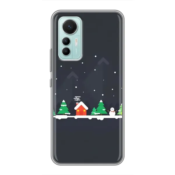 Чехол с рисунком «Город зимний» для Xiaomi Mi 12 Lite Чехол с рисунком «Город зимний» для Xiaomi Mi 12 Lite