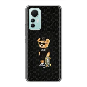 Чехлы Мишка Тедди для Сяоми ми 12 лайт (GUCCI Teddy)