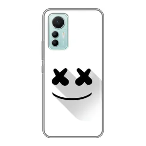 Силиконовые Чехлы (смешные стикеры) для Xiaomi Mi 12 Lite (Х-Х)
