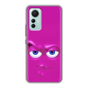 Силиконовые Чехлы (смешные стикеры) для Xiaomi Mi 12 Lite (Хитрая мордочка)