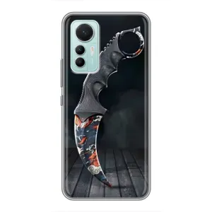 Чехол КИБЕРСПОРТ для Xiaomi Mi 12 Lite (Кинжал КС ГО)