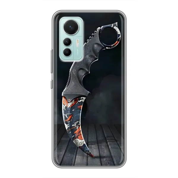 Чехол с рисунком «Кинжал КС ГО» для Xiaomi Mi 12 Lite Чехол с рисунком «Кинжал КС ГО» для Xiaomi Mi 12 Lite