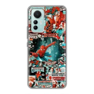 Чехол Супергерой Человека Паука на Xiaomi Mi 12 Lite (Комиксы Человек Паук)