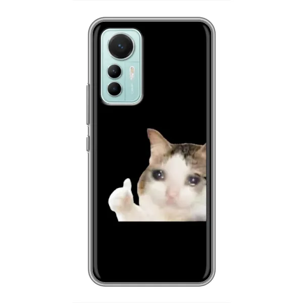 Чехол с рисунком «Кот в слезах» для Xiaomi Mi 12 Lite Чехол с рисунком «Кот в слезах» для Xiaomi Mi 12 Lite