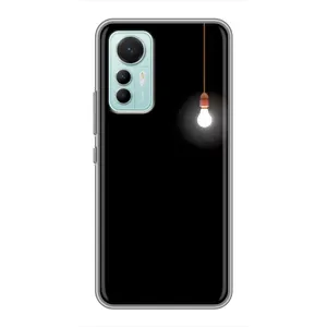 Чохол з картинками на чорному фоні для Xiaomi Mi 12 Lite (Лампочка)