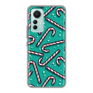 Силиконовый бампер на рождество для Xiaomi Mi 12 Lite