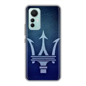 Чехлы с тематикой "Крутые машины" на Xiaomi Mi 12 Lite (Лого Maserati)