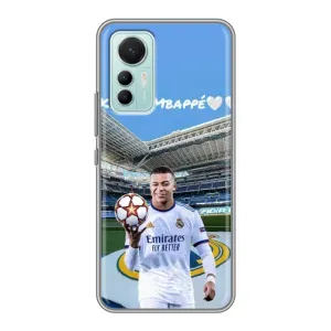 Чехол (TPU) с Футболистом на Xiaomi Mi 12 Lite (Mbappe Real)