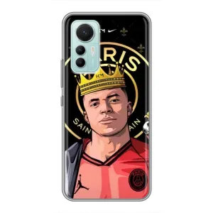 Чехол (TPU) с Футболистом на Xiaomi Mi 12 Lite (Mbappe King)