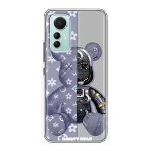 Силиконовый чехол для Xiaomi Mi 12 Lite (Медведь Louis Vuitton)