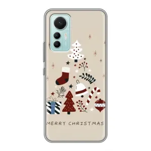 Чохол Санта Клаус для Xiaomi Mi 12 Lite (Merry Christmas)