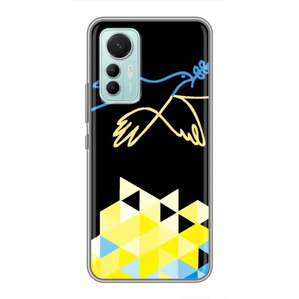 Чехол с рисунком «Мир для Украины» для Xiaomi Mi 12 Lite Чехол с рисунком «Мир для Украины» для Xiaomi Mi 12 Lite