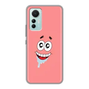 Чехлы с Патриком на Xiaomi Mi 12 Lite (Мордочка Патрика)