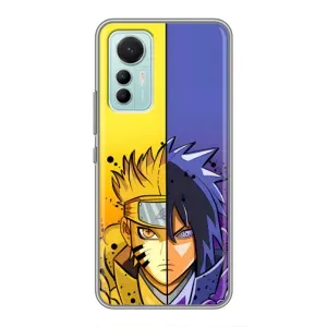 Купить Чехлы на телефон с принтом Anime для Xiaomi Mi 12 Lite (Naruto Vs Sasuke)