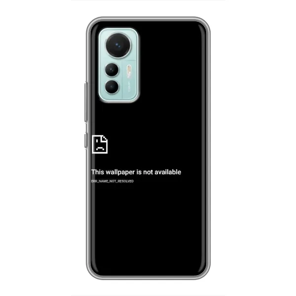 Чехол с рисунком «Ошибка» для Xiaomi Mi 12 Lite Чехол с рисунком «Ошибка» для Xiaomi Mi 12 Lite
