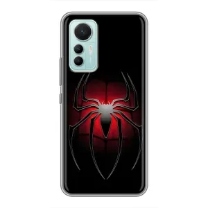 Чехол Супергерой Человека Паука на Xiaomi Mi 12 Lite (Паук)
