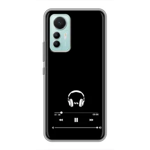Чохол з картинками на чорному фоні для Xiaomi Mi 12 Lite (Плеєр)