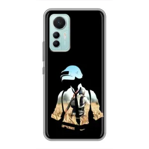 Чохол з картинкою "Герой Pubg" на Xiaomi Mi 12 Lite (Пубг мен)
