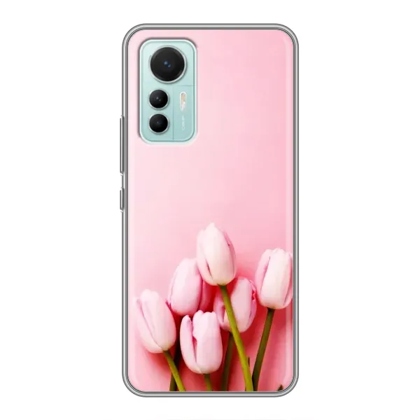 Чохол з малюнком «Рожеві тюльпани» для Xiaomi Mi 12 Lite Чохол з малюнком «Рожеві тюльпани» для Xiaomi Mi 12 Lite
