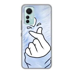 Чехлы (Знак сердечка) на Xiaomi Mi 12 Lite (Сердечка знак)