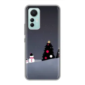 Чехлы на Новый Год Xiaomi Mi 12 Lite (Снеговички)