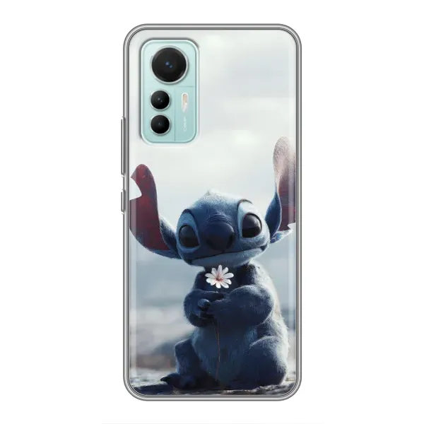 Чохол з малюнком «Стіч з квіткою» для Xiaomi Mi 12 Lite Чохол з малюнком «Стіч з квіткою» для Xiaomi Mi 12 Lite