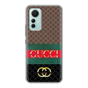 Чохли бренд ГУЧЧІ для Xiaomi Mi 12 Lite (Стиль GUCCI)