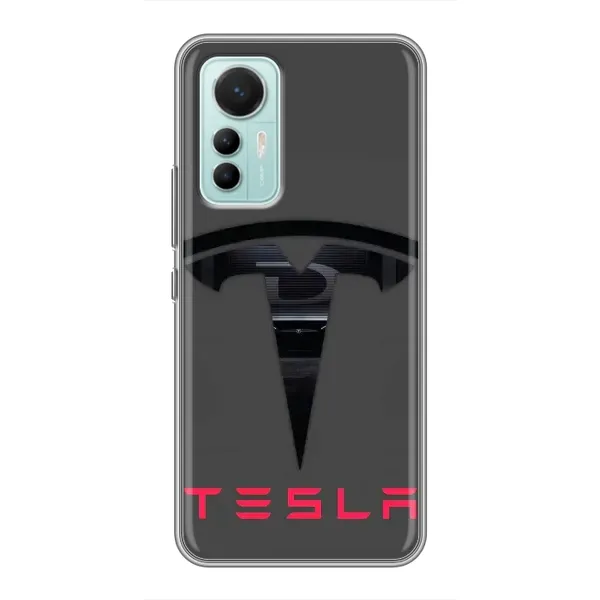 Чехол с рисунком «Logo TESLA» для Xiaomi Mi 12 Lite