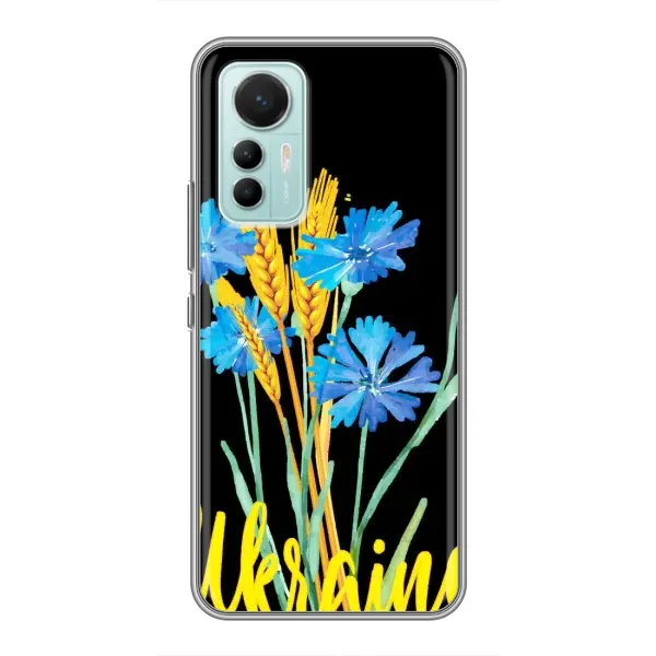 Чехол с рисунком «Ukraine в цветочках» для Xiaomi Mi 12 Lite Чехол с рисунком «Ukraine в цветочках» для Xiaomi Mi 12 Lite