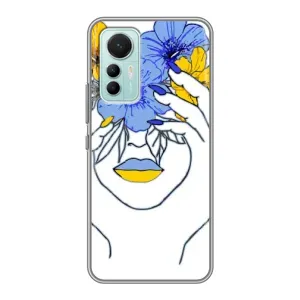 Чехол на Xiaomi Mi 12 Lite Украинский дизайн (Украинка на всю голову)