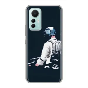 Чохол з картинкою "Герой Pubg" на Xiaomi Mi 12 Lite (В екіперівці)