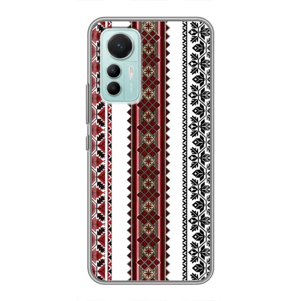 Чехол с рисунком «Вышиваночки» для Xiaomi Mi 12 Lite