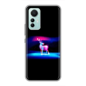 Силіконовий бампер з картинкою звірів для Xiaomi Mi 12 Lite (Яскравий олень)