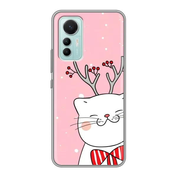 Чехол с рисунком «Зимний кот» для Xiaomi Mi 12 Lite Чехол с рисунком «Зимний кот» для Xiaomi Mi 12 Lite