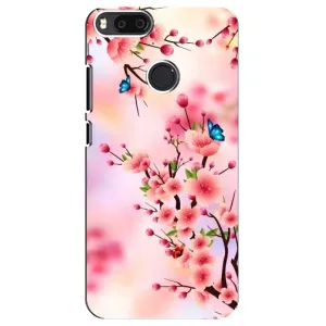 Чохол з картинкою Сакури на Xiaomi Mi A1/ Mi 5X (Метелики на сакурі)