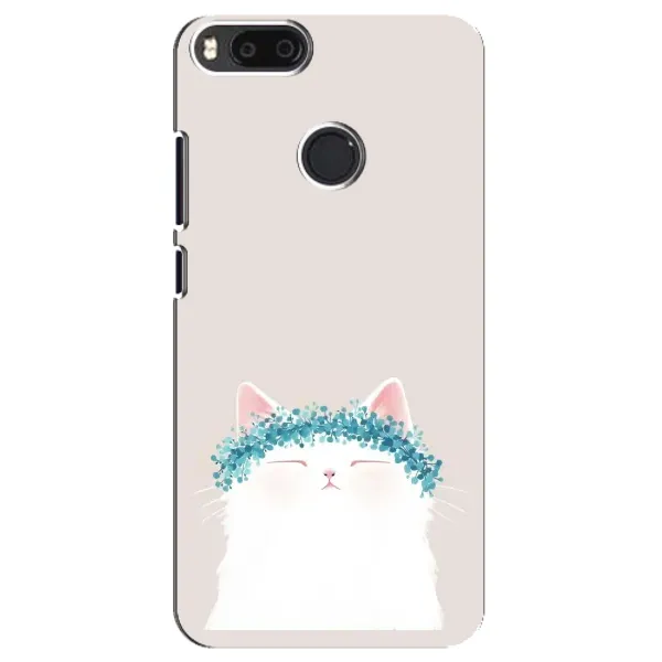 Чехол с рисунком «Белый котик» для Xiaomi Mi A1 / Mi 5X Чехол с рисунком «Белый котик» для Xiaomi Mi A1 / Mi 5X