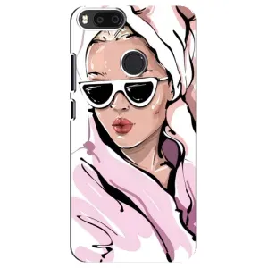 Чохол з картинкою Модні Дівчата Xiaomi Mi A1/ Mi 5X (Дівчина в халаті)