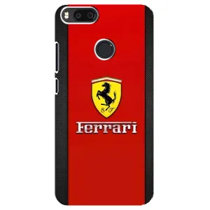 Силіконовий бампер з картинкою машини на Xiaomi Mi A1/ Mi 5X (Ferrari Logo)