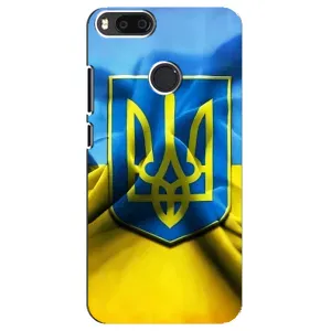 Чехол с картинкой (Патриотический ГЕРБ) на Xiaomi Mi A1/ Mi 5X (Герб и Флаг Украины)