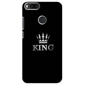 Чохол (Корона на чорному фоні) для Редмі Мі А1 (KING)