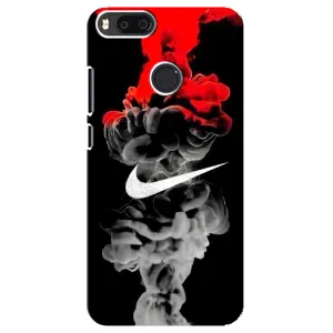 Силиконовый Чехол на Xiaomi Mi A1/ Mi 5X с картинкой Nike (Nike дым)