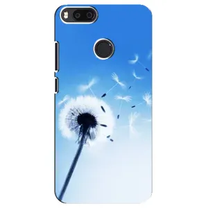 Силіконовий Чохол з кульбабками на Xiaomi Mi A1/ Mi 5X (Кульбабка на блакитному)