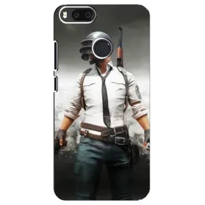 Силиконовый чехол с картинкой "Герой Pubg" на Xiaomi Mi A1/ Mi 5X (Пабг)